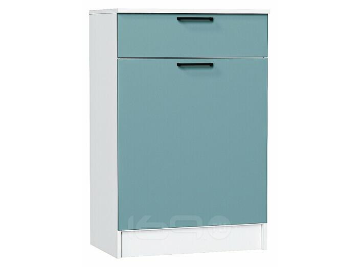 Тумба Стиль ТБ-601 с ящиком Grey-green In 2S Белый