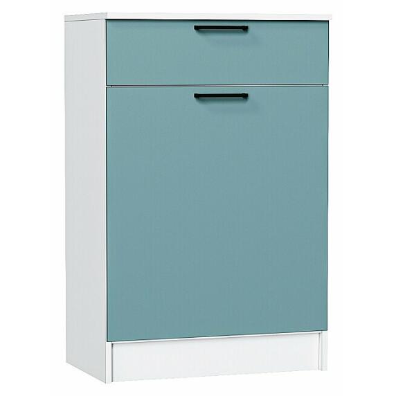 Тумба Стиль ТБ-601 с ящиком Grey-green In 2S Белый