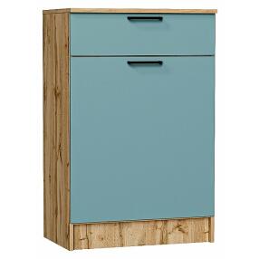 Тумба Стиль ТБ-601 с ящиком Grey-green In 2S Дуб Вотан