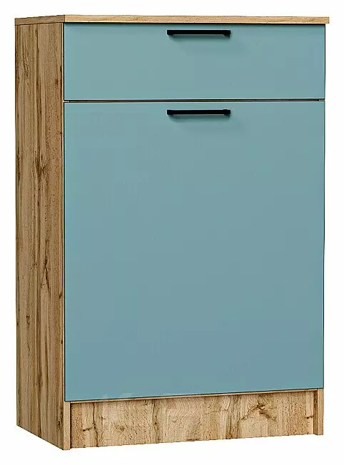 Тумба Стиль ТБ-601 с ящиком Grey-green In 2S Дуб Вотан