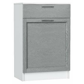 Тумба Стиль ТБ-601 с ящиком Grey Softwood Белый