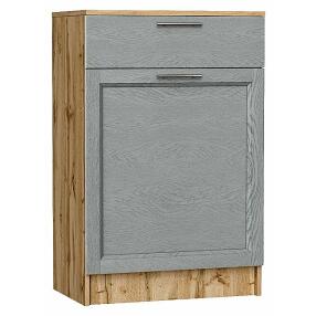 Тумба Стиль ТБ-601 с ящиком Grey Softwood Дуб Вотан