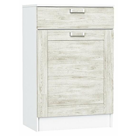 Тумба Стиль ТБ-601 с ящиком Nordic Oak Белый