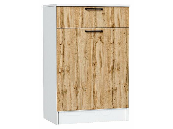 Тумба Стиль ТБ-601 с ящиком Wotan Oak 2S Белый