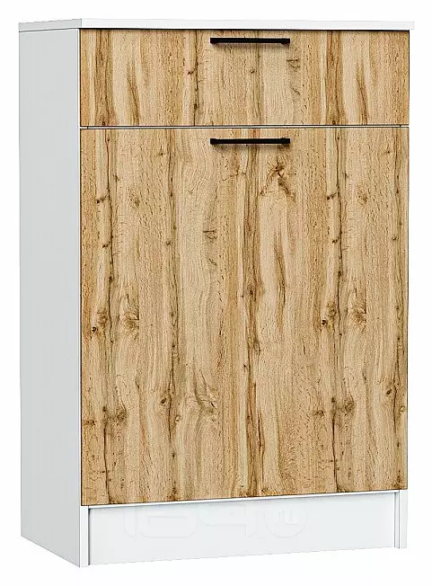 Тумба Стиль ТБ-601 с ящиком Wotan Oak 2S Белый