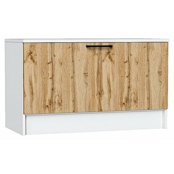 Тумба Стиль ТБ-800 Wotan Oak 2S Белый
