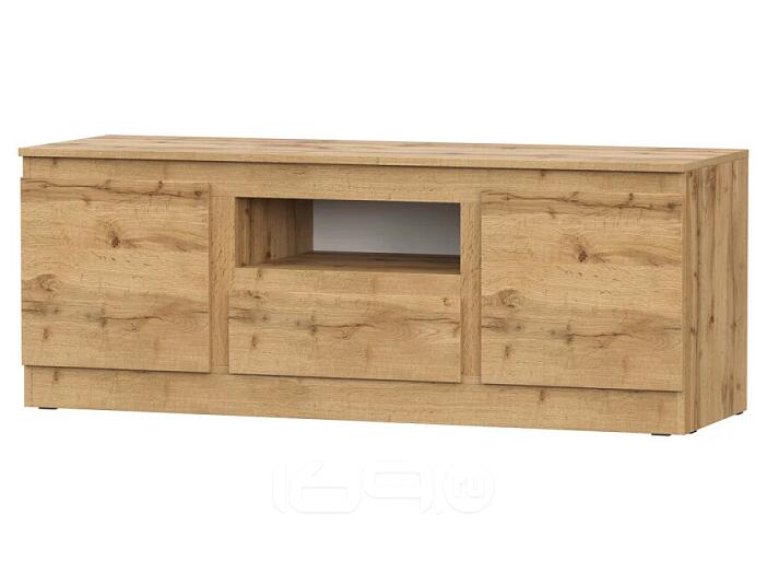 Тумба ТВ-135 STERN 135x513x453 Белый Дуб вотан