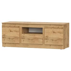 Тумба ТВ-135 STERN 135x513x453 Белый Дуб вотан