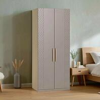 Шкаф 875x586x2135 Амьен Веллюто Капучино/плэйн МДФ