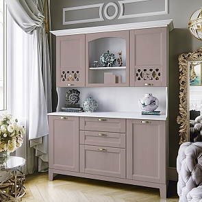 Буфет Милано (Шарли Pink, Белый)