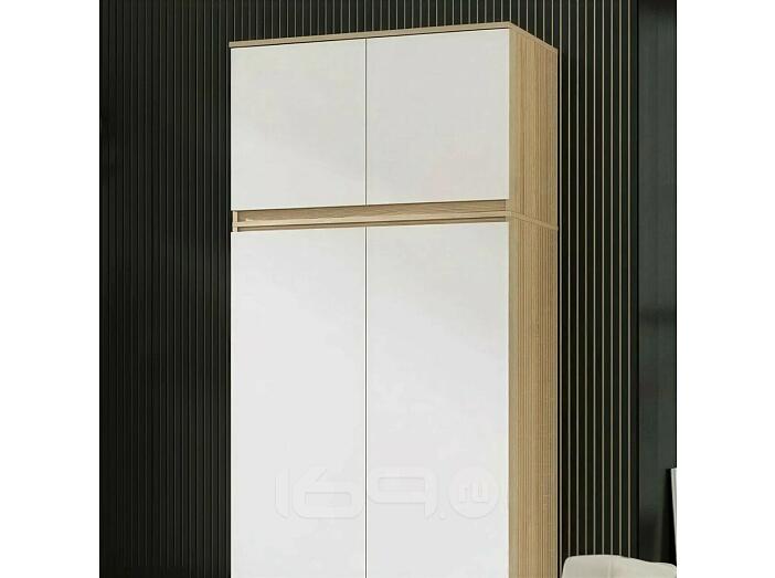 Антресоль 802x514x458 Челси Белый глянец холодный/дуб сонома ЛДСП