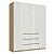 Челси Шкаф 1600 (4-х ств) (Ш) (Белый глянец холодный, дуб сонома)