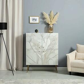 Шкаф 1059x430x1312 Флоу Кашемир МДФ