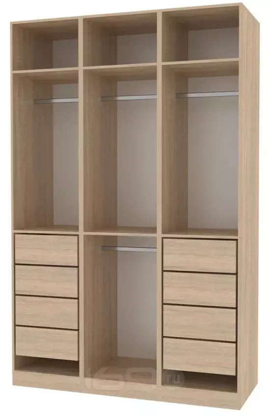 Открытая гардеробная Trend-09 Сонома