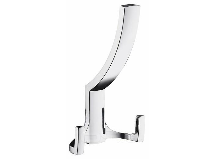 Крючок мебельный трехрожковый KR-0340 Хром