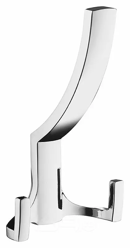 Крючок мебельный трехрожковый KR-0340 Хром