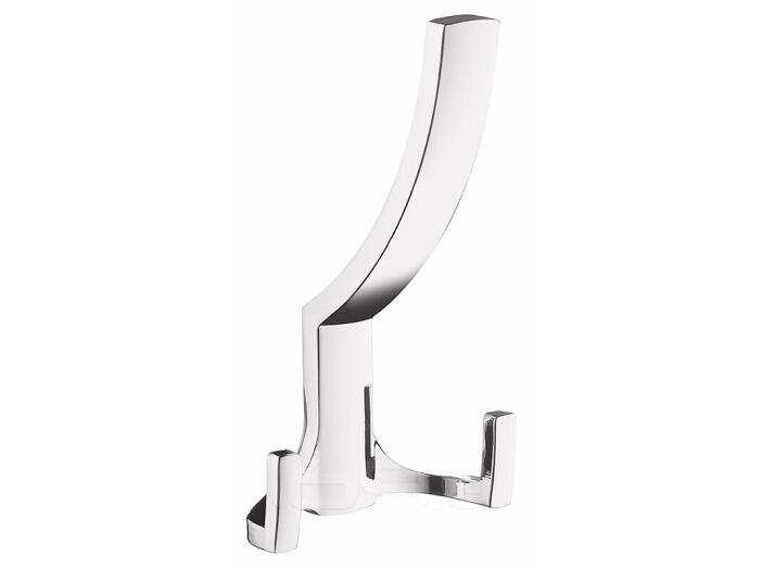 Крючок мебельный трехрожковый KR 0340 SC Матовый Хром
