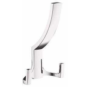 Крючок мебельный трехрожковый KR 0340 SC Матовый Хром