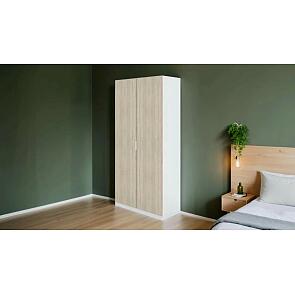 Шкаф Trend-2 Белый  Дуб сонома 100*236*58