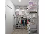 Система для хранения детских вещей белая 1560*450*2050