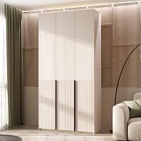 Марвэл Шкаф 3-х ств. (1200) с доп.ящиками (Кашемир, Кашемир)