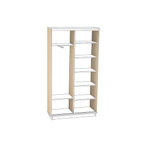 Комплект боковых элементов шкафа-купе D2 Дуб молочный 2200*450