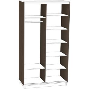 Комплект боковых элементов шкафа-купе D2/D3 Чёрное дерево 2200*600