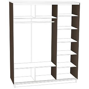 Комплект боковых элементов шкафа-купе D3 Чёрное дерево 2400*600