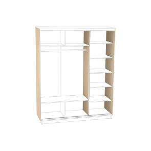 Комплект боковых элементов шкафа-купе D3 Дуб молочный 2400*600