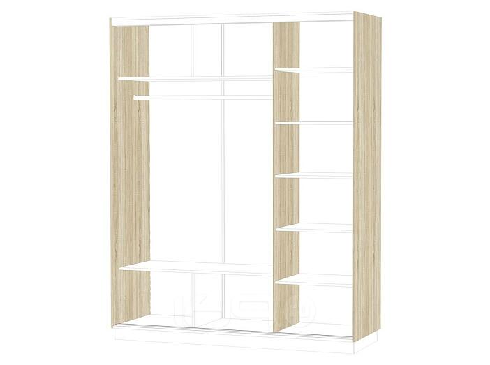 Комплект боковых элементов шкафа-купе D3 Дуб сонома 2400*600
