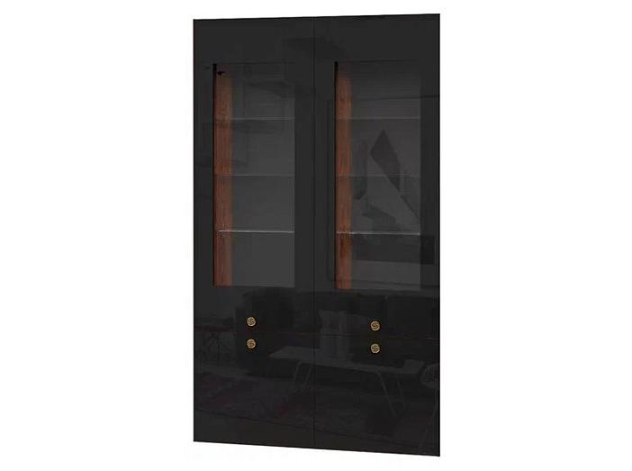 Комплект фасадов для шкафа-серванта BRASS ШКС-2 Черный глянец