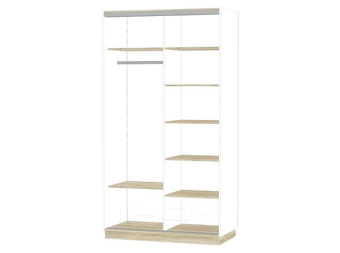 Комплект внутренних элементов шкафа-купе D2 Дуб сонома 1200*600