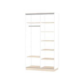 Комплект внутренних элементов шкафа-купе D2 Ясень шимо светлый 1200*600