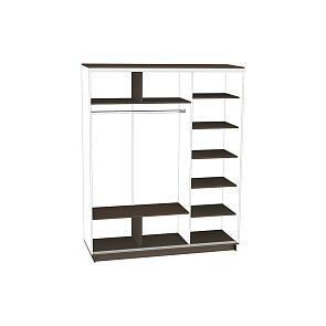 Комплект внутренних элементов шкафа-купе D3 Чёрное дерево 1800*450