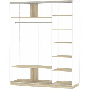 Комплект внутренних элементов шкафа-купе D3 Дуб сонома 1800*600