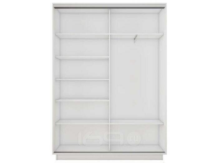 Корпус 2х-дверного шкафа-купе Экспресс 2 Дуо 120 Белый снег 1200x2200x450