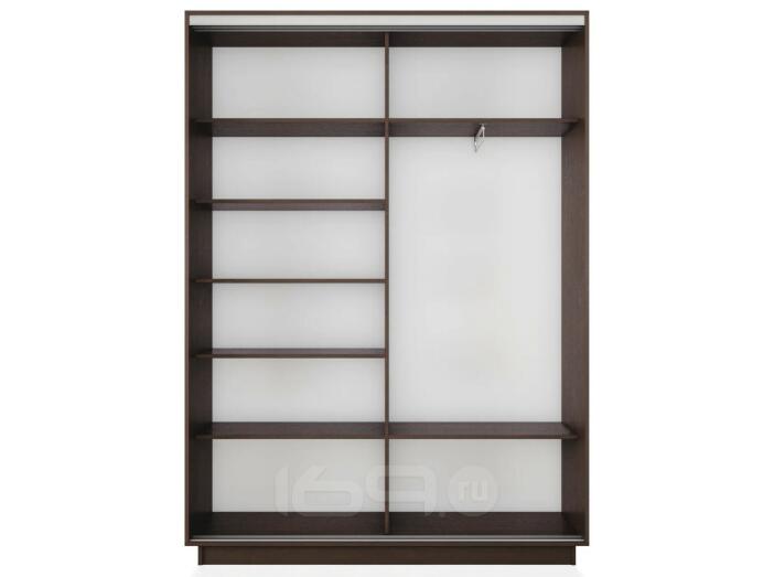 Корпус 2х-дверного шкафа-купе Экспресс 2 Дуо 120 Венге 1200x2200x450