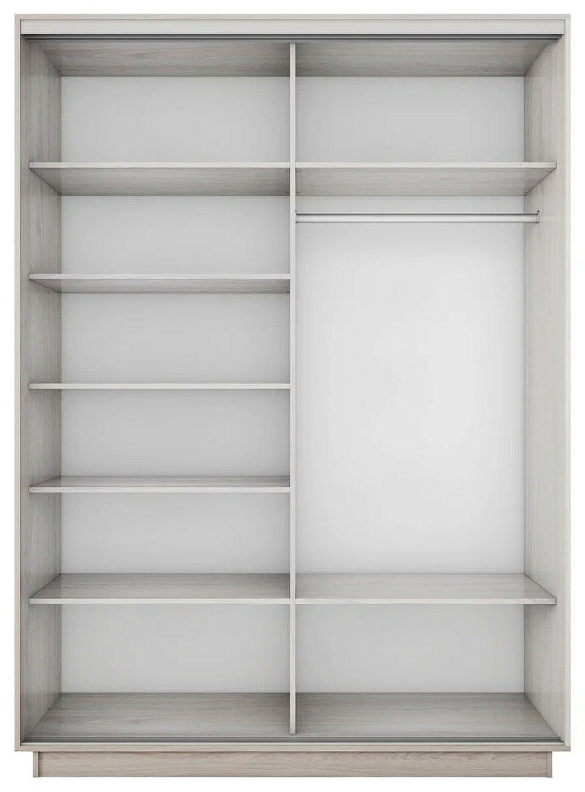 Корпус 2х-дверного шкафа-купе Экспресс 2 Дуо 140 Ясень Анкор светлый 1400x2400x600 17820₽