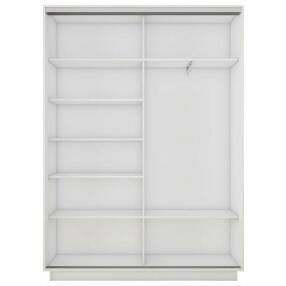 Корпус 2х-дверного шкафа-купе Экспресс 2 Дуо 160 Белый снег 1600x2200x450