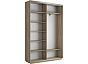 Корпус 2х-дверного шкафа-купе Экспресс Дуо120 Дуб Сонома 1200х 2200х450