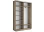 Корпус 2х-дверного шкафа-купе Экспресс Дуо120 Дуб Сонома 1200х 2200х450
