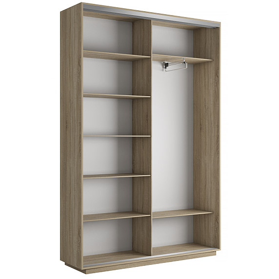 Корпус 2х-дверного шкафа-купе Экспресс Дуо120  Дуб Сонома 1200х 2200х450