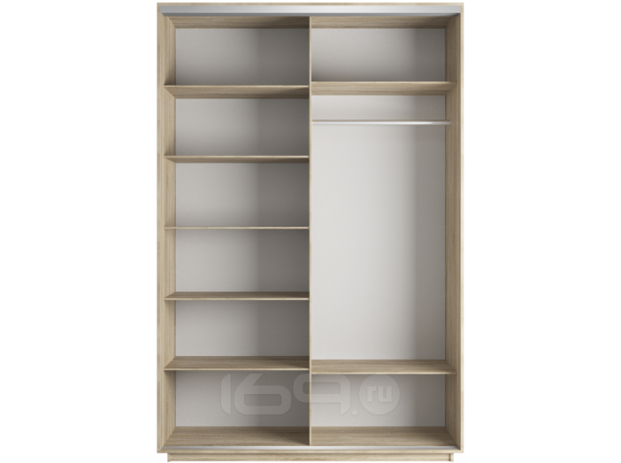 Корпус 2х-дверного шкафа-купе Экспресс Дуо120  Дуб Сонома 1200х 2200х600