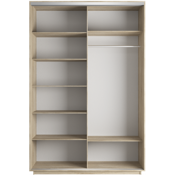 Корпус 2х-дверного шкафа-купе Экспресс Дуо120  Дуб Сонома 1200х 2200х600