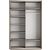 Корпус 2х-дверного шкафа-купе Экспресс Дуо120 Ясень Шимо светлый 1200х 2200х600