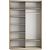 Корпус 2х-дверного шкафа-купе Экспресс Дуо140 Дуб Сонома 1400х 2200х600