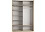 Корпус 2х-дверного шкафа-купе Экспресс Дуо140 Дуб Сонома 1400х 2200х600