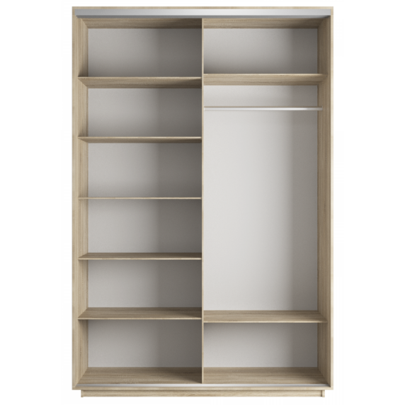 Корпус 2х-дверного шкафа-купе Экспресс Дуо140 Дуб Сонома 1400х 2200х600