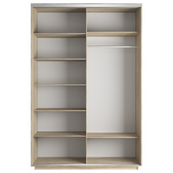 Корпус 2х-дверного шкафа-купе Экспресс Дуо160 Дуб Сонома 1600х 2200х600