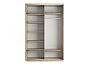 Корпус 2х-дверного шкафа-купе Экспресс Дуо160 Дуб Сонома 1600х2400х600